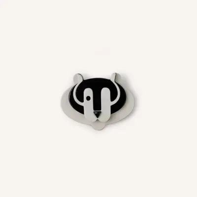 Broches - Broche Tigre corne noire et blonde - L INDOCHINEUR X RIVÊT
