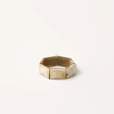 Bracelets - Articulated diamond bracelet in blond horn and lacquer - Natural - L INDOCHINEUR X RIVÊT