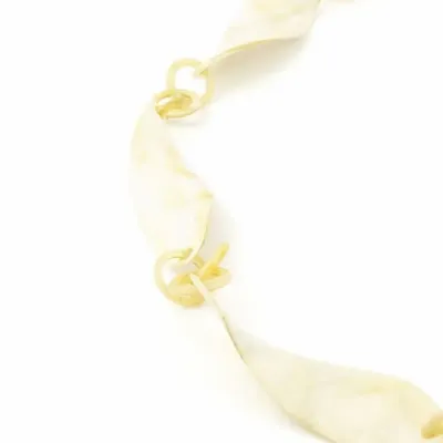 Bijoux - Sautoir torsades en corne blonde - L INDOCHINEUR X RIVÊT