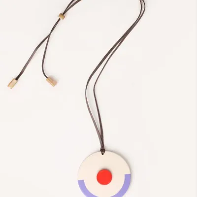 Jewelry - Pendant in horn and tricolour lacquer - L INDOCHINEUR X RIVÊT