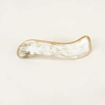 Barrettes - Soil hair clip in blond horn - L INDOCHINEUR X RIVÊT