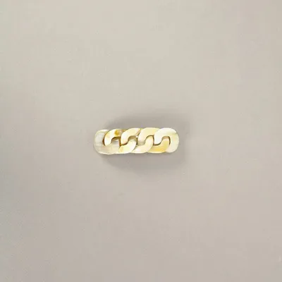 Barrettes - Barrette Tresse en corne blonde - L INDOCHINEUR X RIVÊT