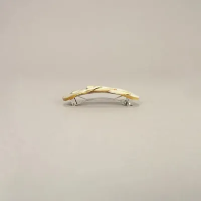 Barrettes - Braid hair clip in blond horn - L INDOCHINEUR X RIVÊT
