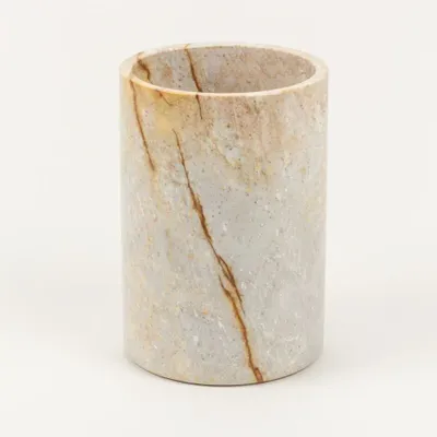 Vases - Vase moyen cylindrique étroit en pierre sans couvercle - L INDOCHINEUR X RIVÊT