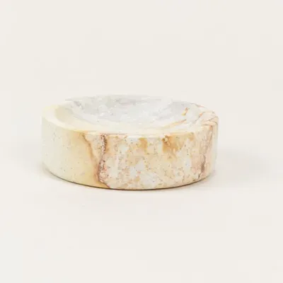 Ustensiles de cuisine - Petite soucoupe bords droits en pierre naturelle - L INDOCHINEUR X RIVÊT
