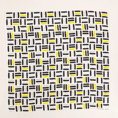 Scarves - Square silk scarf 90x90 hand-rolled sewing - L INDOCHINEUR X RIVÊT