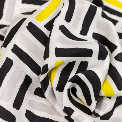 Scarves - Square silk scarf 90x90 hand-rolled sewing - L INDOCHINEUR X RIVÊT