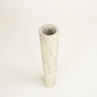 Vases - Narrow cylindrical soliflore vase in natural stone - L INDOCHINEUR X RIVÊT