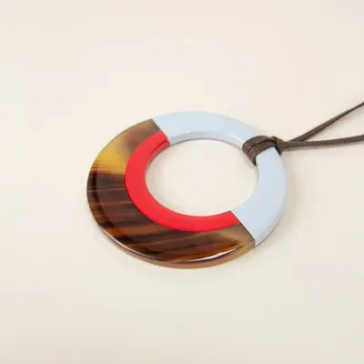 Jewelry - Pendant Sinh Nhat 1 in hoof with two-tone lacquer - L INDOCHINEUR X RIVÊT