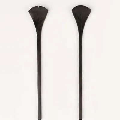 Cutlery set - Fine ginkgo cutlery in wood - L INDOCHINEUR X RIVÊT