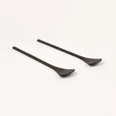 Cutlery set - Fine ginkgo cutlery in wood - L INDOCHINEUR X RIVÊT