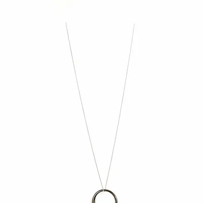 Bijoux - Pendentif chaîne anneau fin en sabot - L INDOCHINEUR X RIVÊT