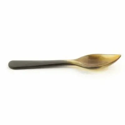 Couverts de service - Set de 6 petites cuillères feuille en sabot - L INDOCHINEUR X RIVÊT
