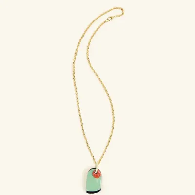 Jewelry - Apia pendant in horn and lacquer, black cord - L INDOCHINEUR X RIVÊT