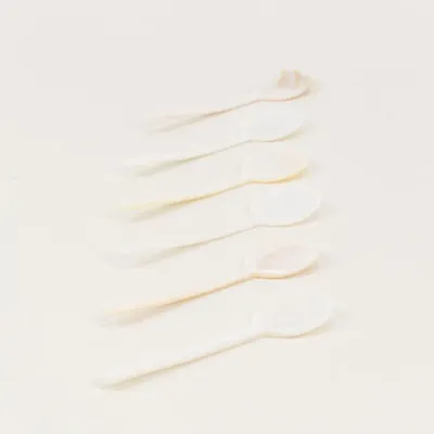 Couverts de service - Set de 6 cuillères à café Baguette en nacre - L INDOCHINEUR X RIVÊT