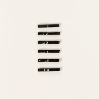 Cutlery set - Set of 6 knife and chopstick holders in black buffalo horn - L INDOCHINEUR X RIVÊT