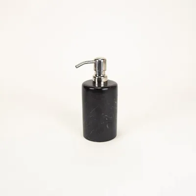 Coffrets et boîtes - Pot savon liquide ronde en marbre noir - L INDOCHINEUR X RIVÊT