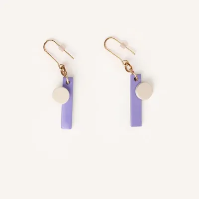 Jewelry - Hoop earrings in lacquered horn - Small hoops - Multicolour - L INDOCHINEUR X RIVÊT