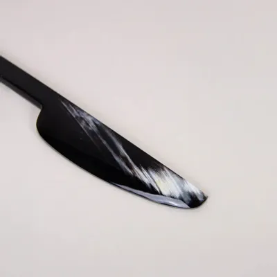 Cutlery set - Butter knife in African black horn - L INDOCHINEUR X RIVÊT