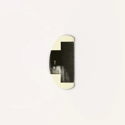 Hair accessories - Smoothing comb, marbled black horn, outer ivory lacquer - L INDOCHINEUR X RIVÊT