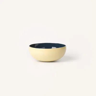 Bowls - Coconut bowl in midnight blue and sand lacquer - L INDOCHINEUR X RIVÊT