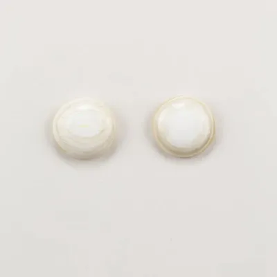 Jewelry - "Mont" earrings in blond horn - Studs - Mint lacquer - L INDOCHINEUR X RIVÊT