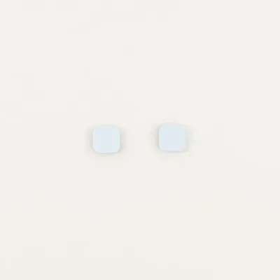 Bijoux - Boucles d'oreilles en corne et laque Rouge Feu - Tiges - L INDOCHINEUR X RIVÊT