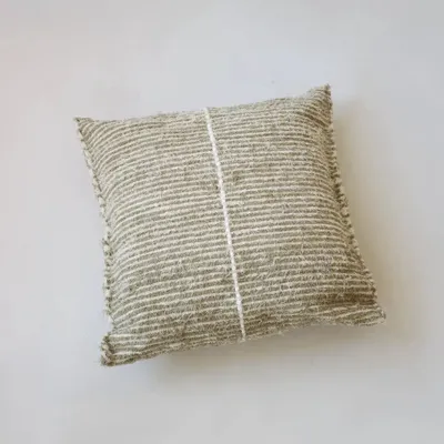 Coussins - TARIFA - Coussin 100% coton Chanvre – Carré 50×50 - MASAME