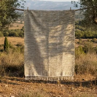 Rugs - TARIFA - 100% cotton rug Chanvre – 200×300 - MASAME