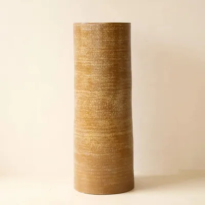Tables de nuit - ROUCAS - Table d'Appoint Céramique – XL - Ø32 H90 cm – Ambre - MASAME