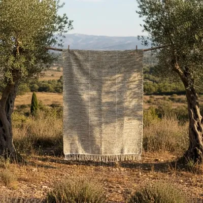 Rugs - TARIFA - 100% cotton rug Chanvre – 60×100 - MASAME