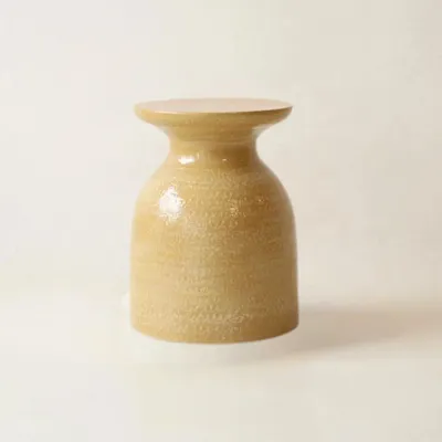 Tables de nuit - CALLA - Table d'Appoint Céramique – Safran - MASAME