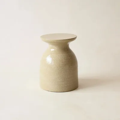 Night tables - CALLA - Ceramic side table – Lin - MASAME