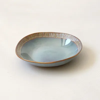 Assiettes au quotidien - GAUDINA - Assiette Creuse en Grès – Iode - MASAME