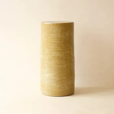Tables de nuit - ROUCAS - Table d'Appoint Céramique – L - Ø33 H68 cm – Safran - MASAME