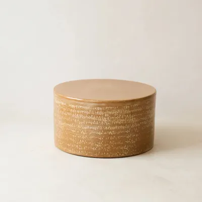 Coffee tables - ENDOUME - Round ceramic coffee table – S - Ø47 H25 cm – Ambre - MASAME