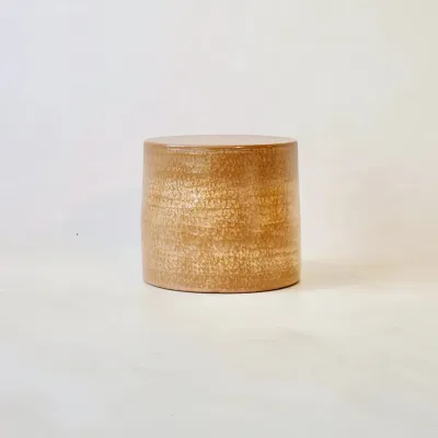 Tables basses - ENDOUME - Table Basse Ronde Céramique – XS - Ø35 H30 cm – Ambre - MASAME