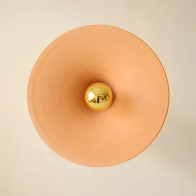 Appliques - Gigaro L - Applique céramique brute Ø30 cm – Terracotta - MASAME
