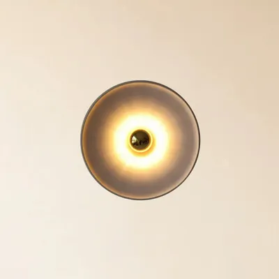 Wall lamps - Gigaro L - Raw ceramic wall light Ø30 cm – Chaux Blanche - MASAME
