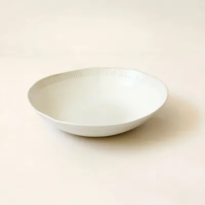 Platter and bowls - GAUDINA - Large stoneware serving dish – Dune - MASAME