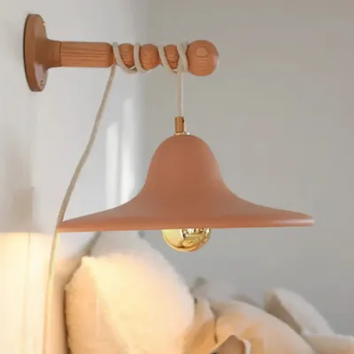 Appliques - Gigaro L - Baladeuse céramique brute Ø30 cm – Terracotta - MASAME