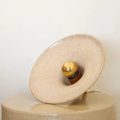 Appliques - Gigaro M - Baladeuse céramique émaillée Ø23 – Sable - MASAME