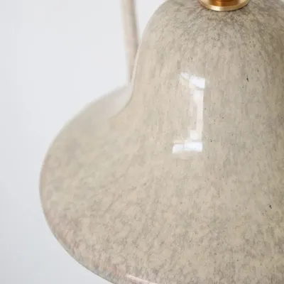 Wall lamps - Gigaro S - Glazed ceramic portable lamp Ø16 – Sable - MASAME