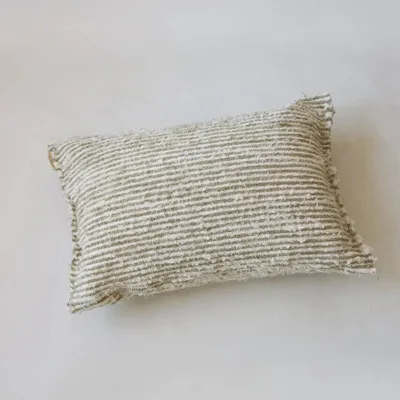 Coussins - TARIFA - Coussin 100% coton Chanvre – Rectangle 45×70 - MASAME