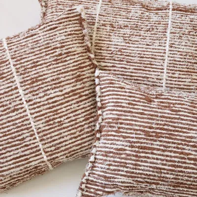 Cushions - TARIFA - 100% cotton cushion Sienne – Rectangle 60×40 - MASAME
