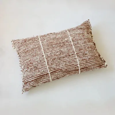 Coussins - TARIFA - Coussin 100% coton Sienne – Rectangle 45×70 - MASAME