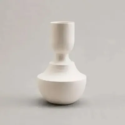 Decorative objects - Mini Vase & Candle Holder in white porcelain - Mini 0.3 - CALLIGRAMME