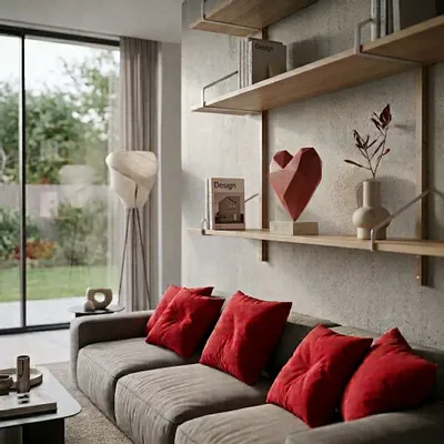 Objets de décoration - Ornement en cuir en forme de cœur CORIS - LIMAC DESIGN