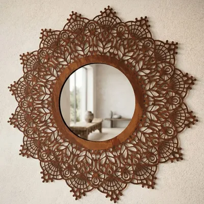 Miroirs - Miroir Grimilde nouvelle trame illuminé - PUGLIA CORTEN LOVE
