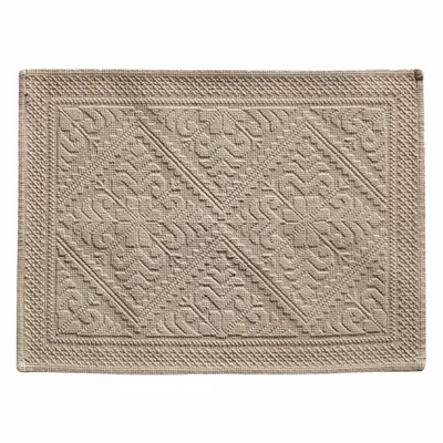 Autres linges de bain - Tapis Enzo Lin 54 X 64 - MAISON VIVARAISE - SDE VIVARAISE WINKLER